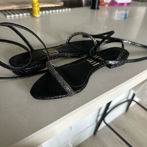 Elegant Black Strappy Sandals